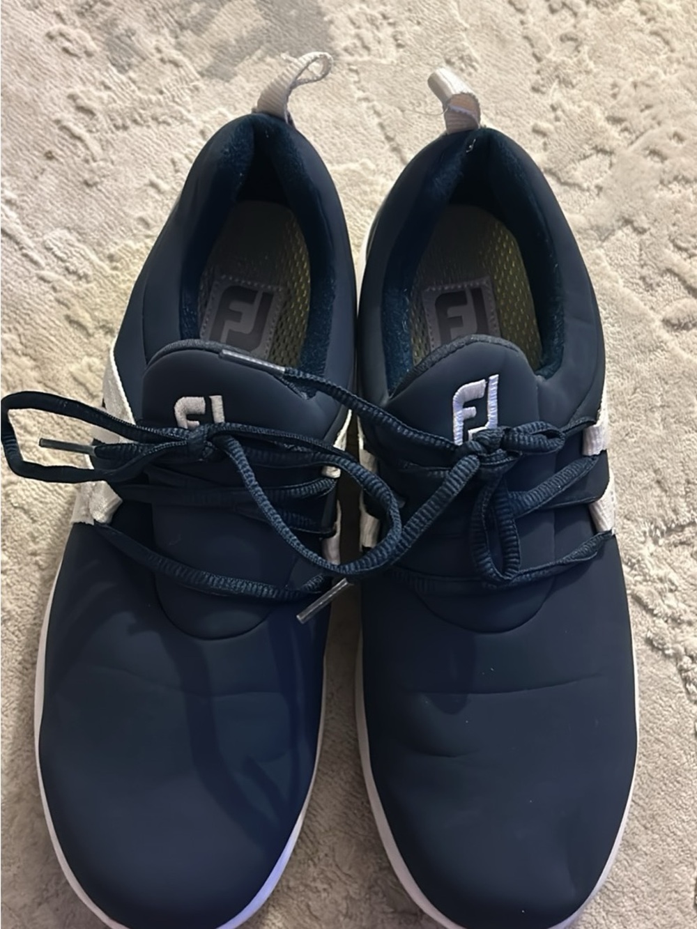 FootJoy Men’s Navy and White Athletic Golf Shoes